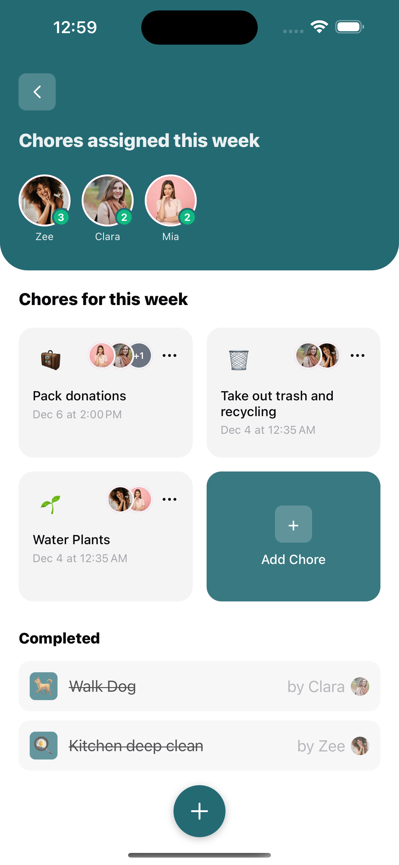 Roommy App Features Left